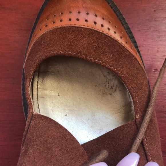 Reaction by Kenneth Cole lace up chunky heel. Size 7 1/2M - Picture 5 of 11